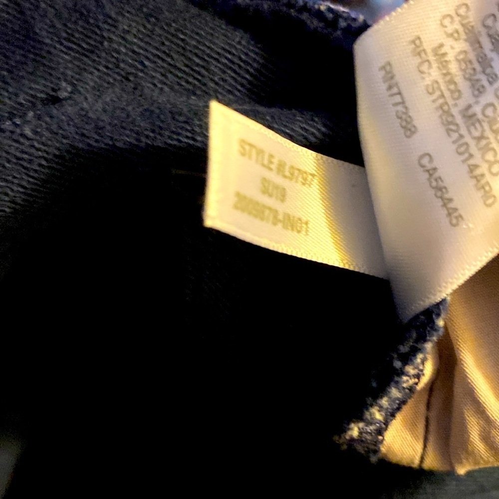 NWOT J Crew Factory Wide Leg Pant, Button Fly, Crop, Slub cotton, 27x24​ - Picture 7 of 10